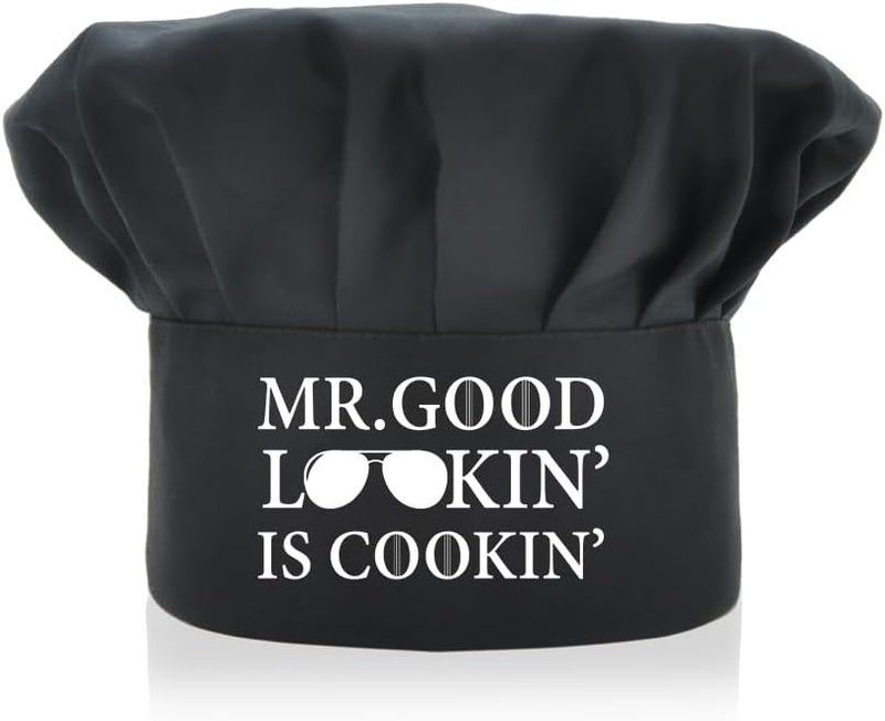 ZBBFSCSB Funny Chef Hat, Adjustable Cooking Hat for Man, Christmas for Men Husband Grandpa Brother - Image 1